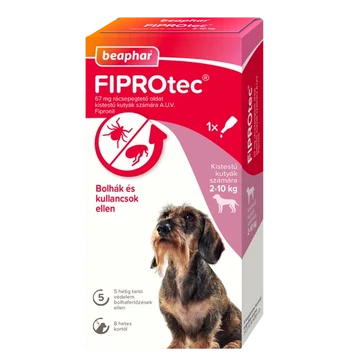 FIPROtec Dog S bolha-és kullancs ellen spot-on  2-10 kg 1 pipetta