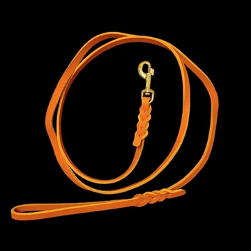 felvezető póráz 220 cm / 10 mm puha hasított bőr.