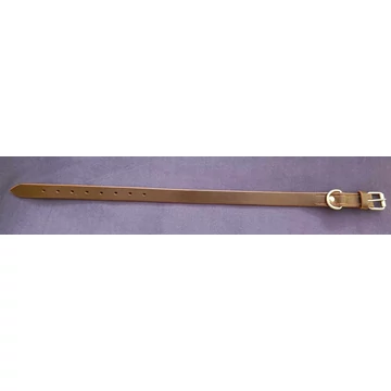 Varrott marha bőr nyakörv 70cm/25mm .