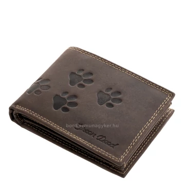 Kutyás pénztárca tappancsos mintával GreenDeed